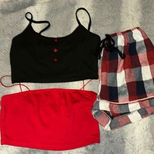 Pajamas shorts&tank